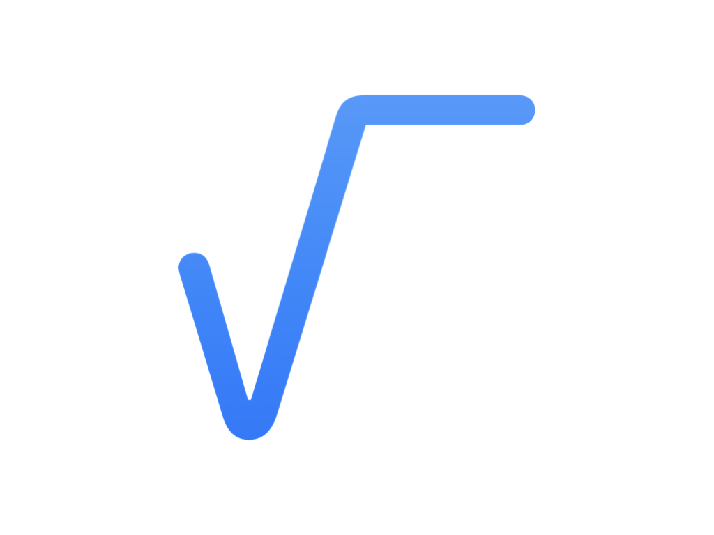 Сенсорні символи SF [squareroot]